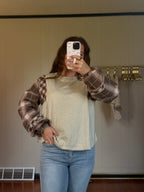 Plaid Patchwork Top