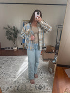 Kamrie Plaid Flannel - Tan