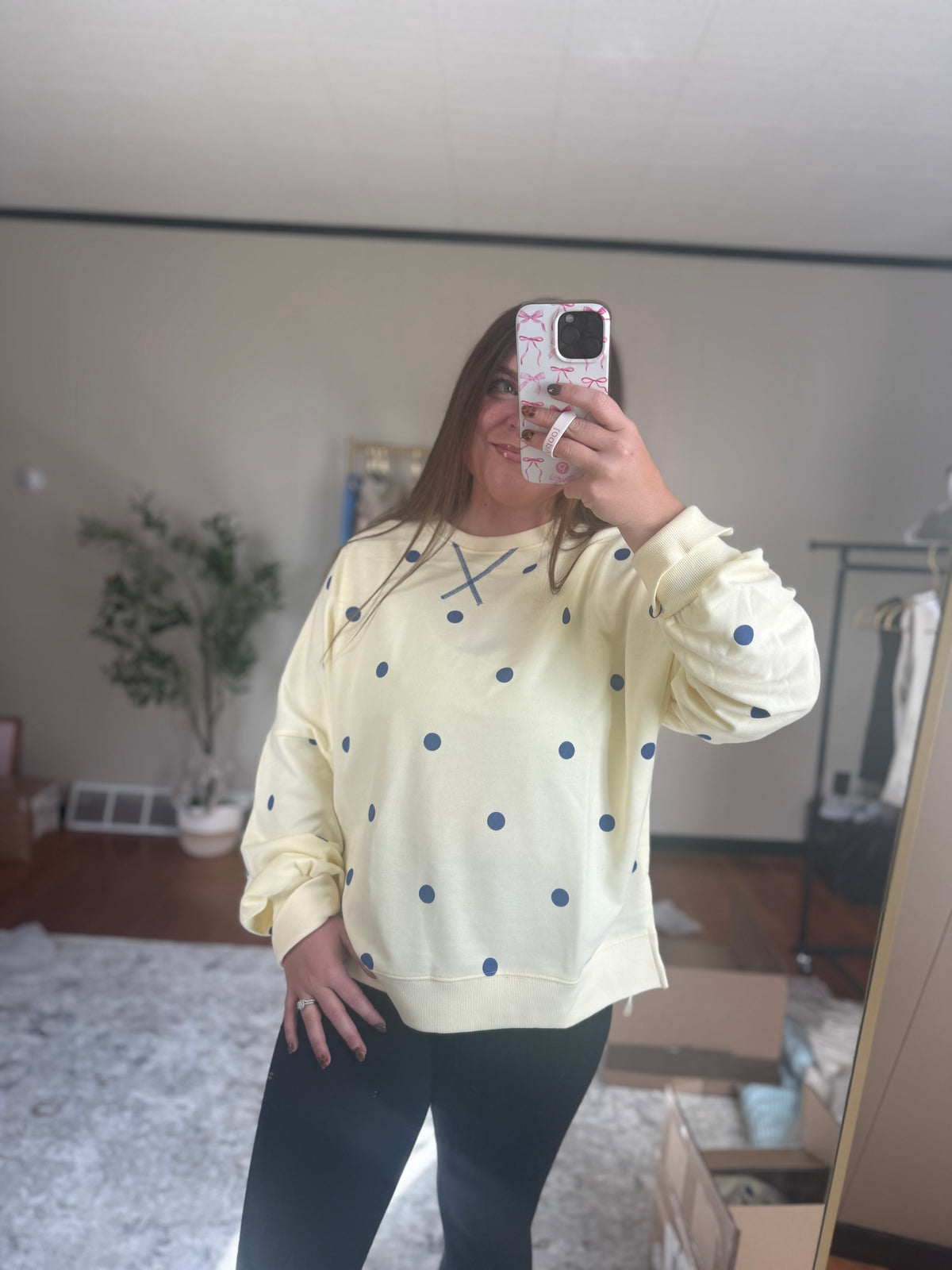 Polka Dot Pullover