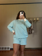 Blue Skies Striped Lounge Set