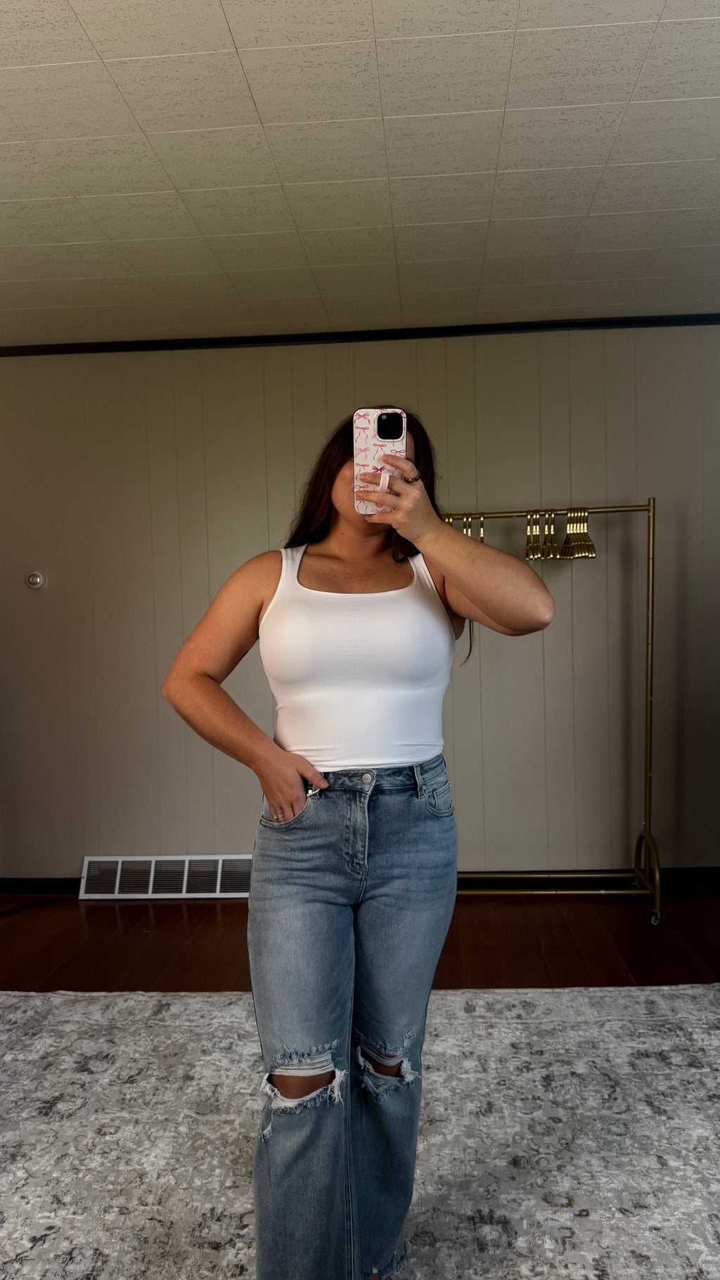 Everyday Double Layered Square Neck Tank - 3 Colors