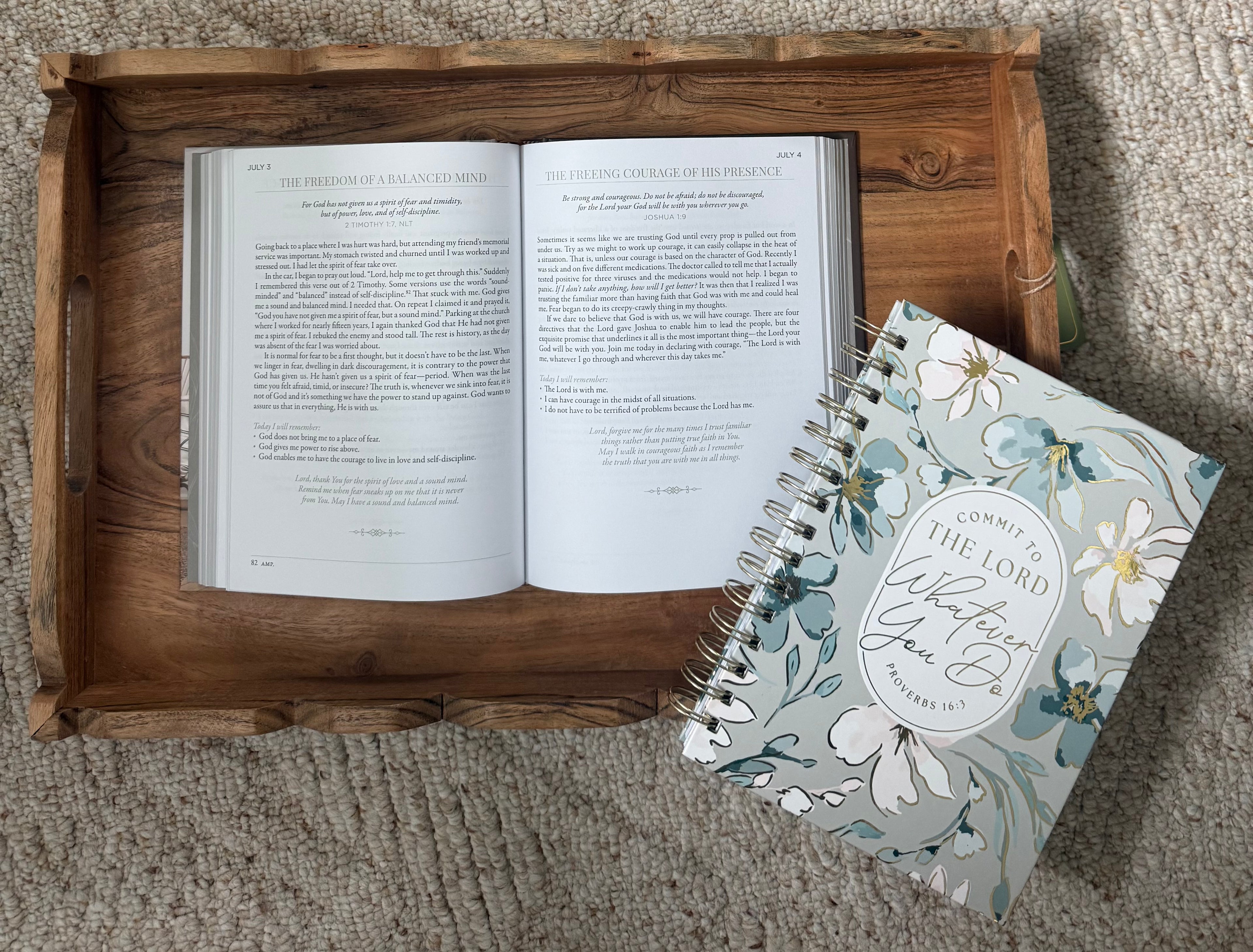 Commit to the Lord - Floral Prayer Journal