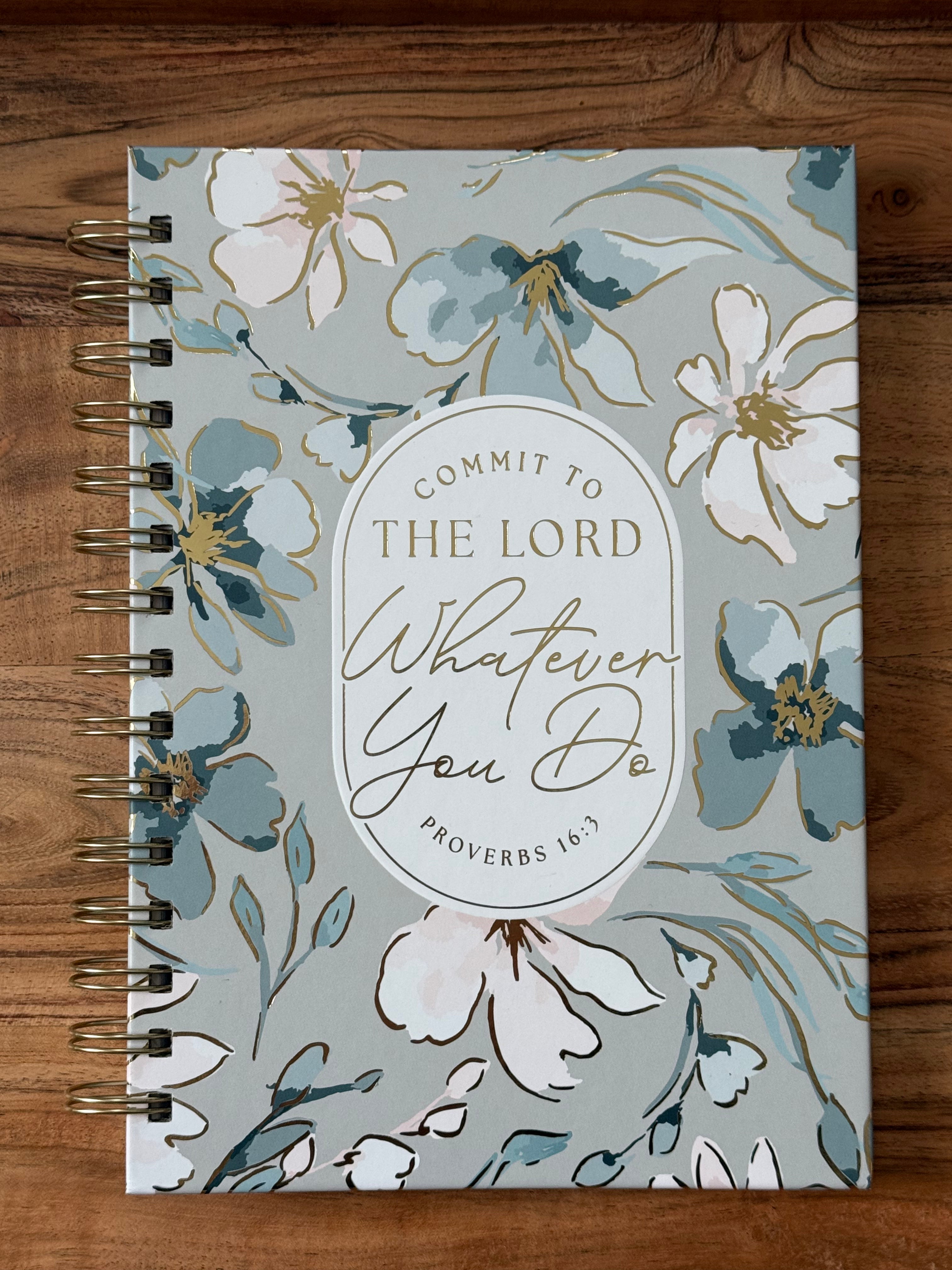 Commit to the Lord - Floral Prayer Journal